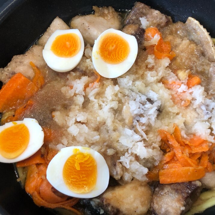 鰤あらの生姜みぞれ煮。No.941